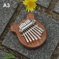 8-Key Mini Kalimba Thumb Piano Keychain – Gift for Kids