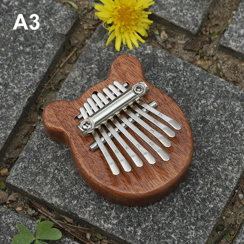 8-Key Mini Kalimba Thumb Piano Keychain – Gift for Kids