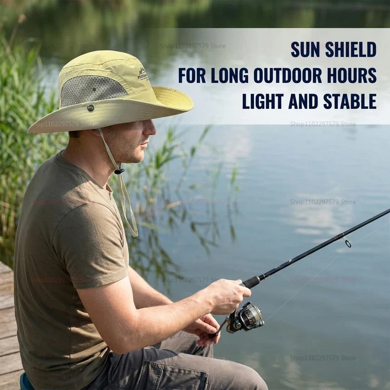 Unisex Quick-Dry Fisherman Sun Hat | Breathable Anti-UV Outdoor