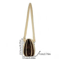 Sunflower Seed Plush Crossbody Bag | Cute Women's Shoulder Bag