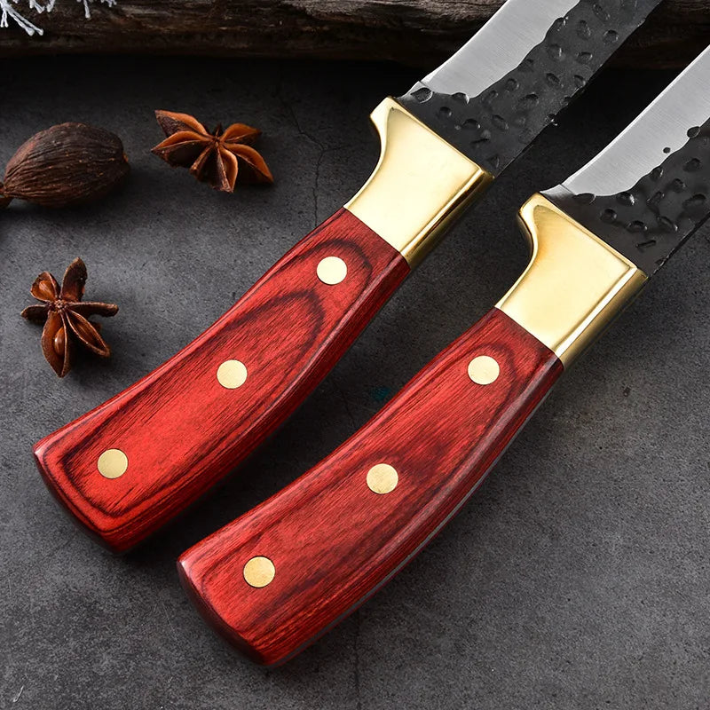 3-Piece Forged Stainless Steel Kitchen Knife Set | Chef & Boning