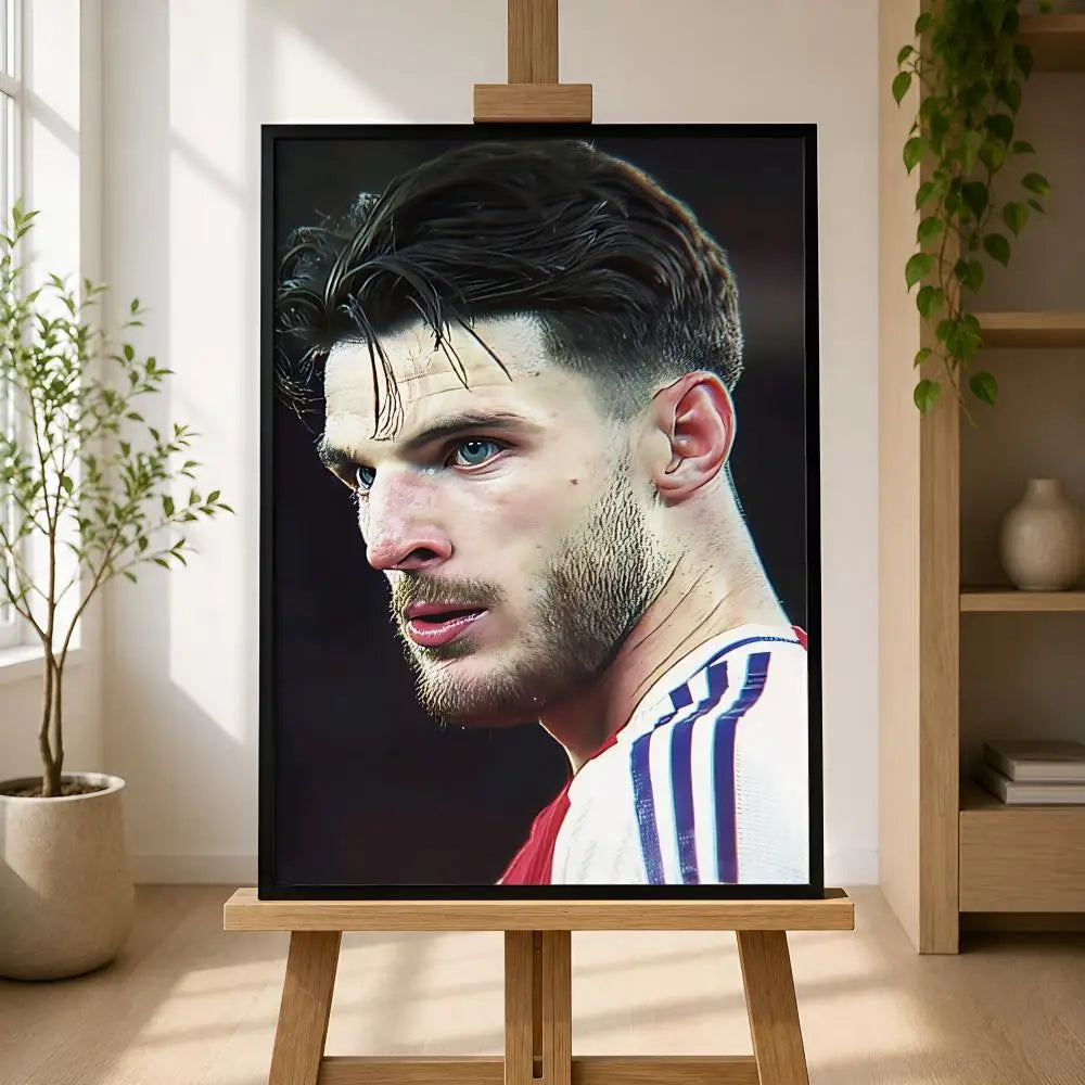 Declan Rice Football Poster – HD Self-Adhesive Wall Art