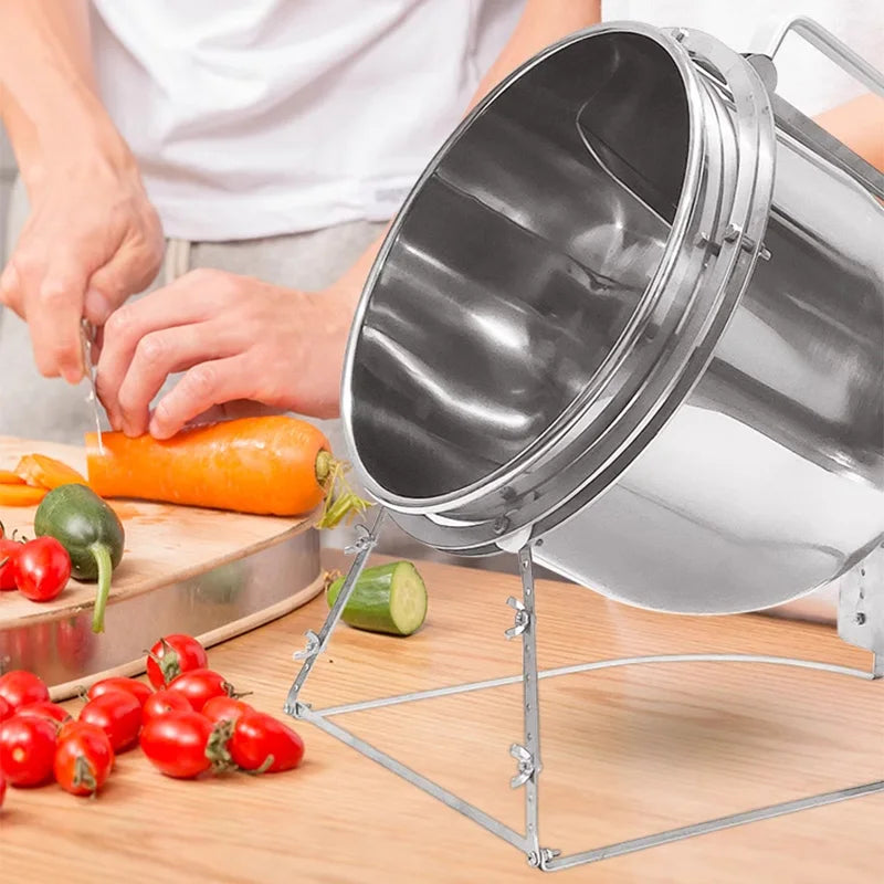 LZHZXY 7L Automatic Stir Fry Cooking Machine | Stainless Steel
