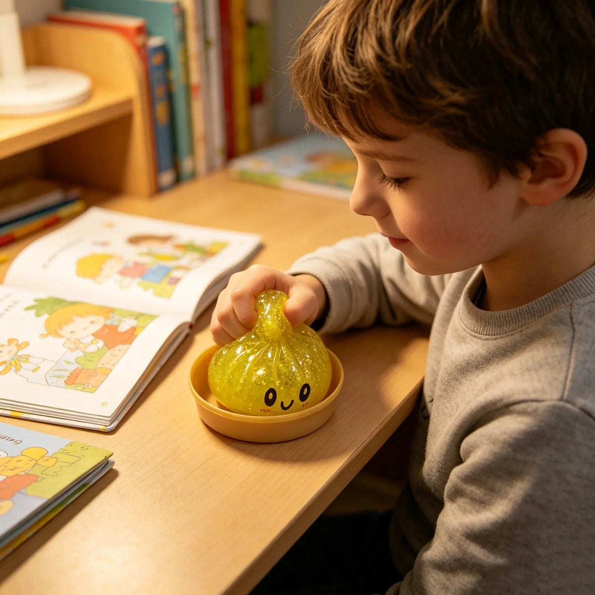 Bread Shape Squeeze Ball – 6 Colors | Sensory Fidget Toy