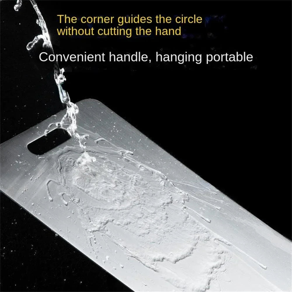 Stainless Steel Double-Sided Cutting Board | Antibacterial Kitchen