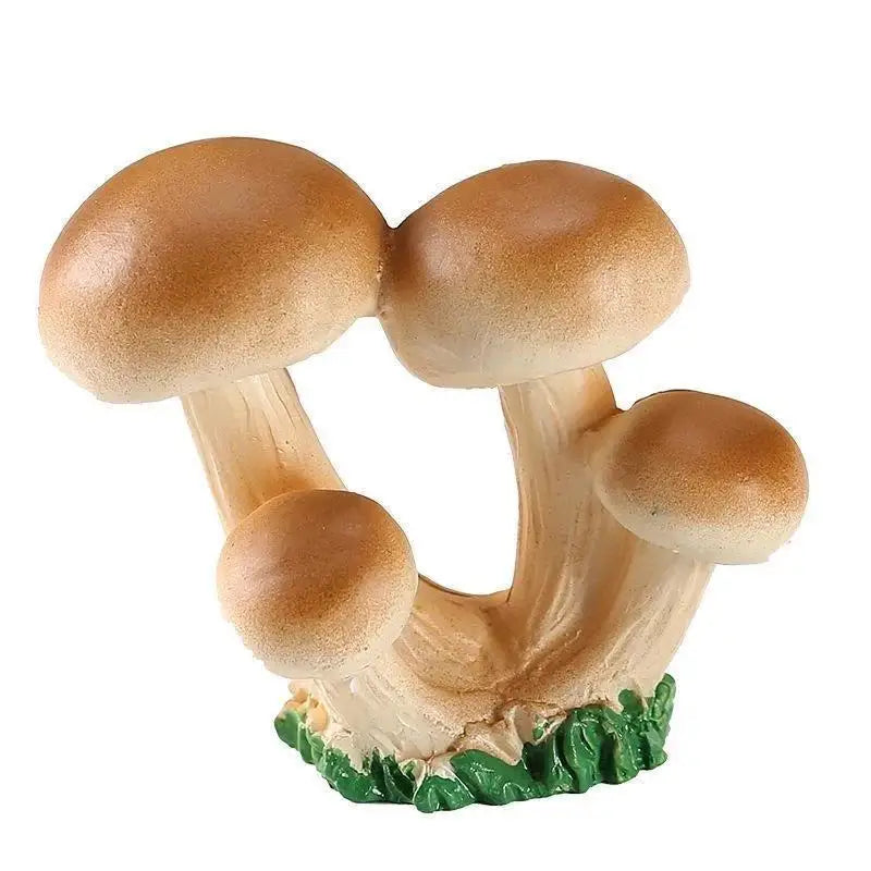 Resin Mushroom Figurines – Mini Garden Bonsai Fairy Decor