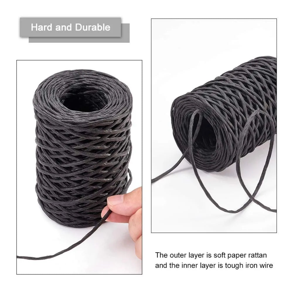 Paper Wrapped Floral Bind Wire – 164 ft for Crowns & Wreaths