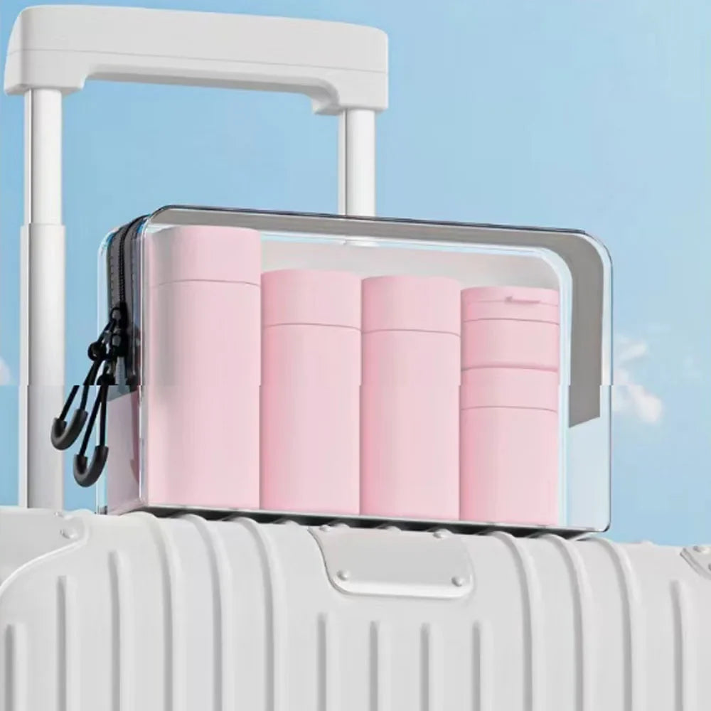 Silicone Travel Bottles Set | Refillable Squeeze Containers
