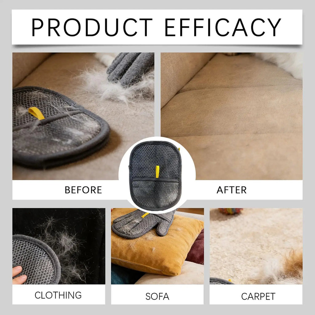 Electrostatic Pet Hair Removal Glove – Dogs & Cats
