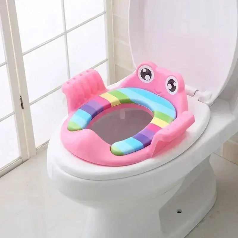 Baby Potty Training Toilet Seat with Armrest – Boys & Girls