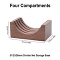 Walnut Espresso Puck Screen Stand – 51/53/58mm Portafilter