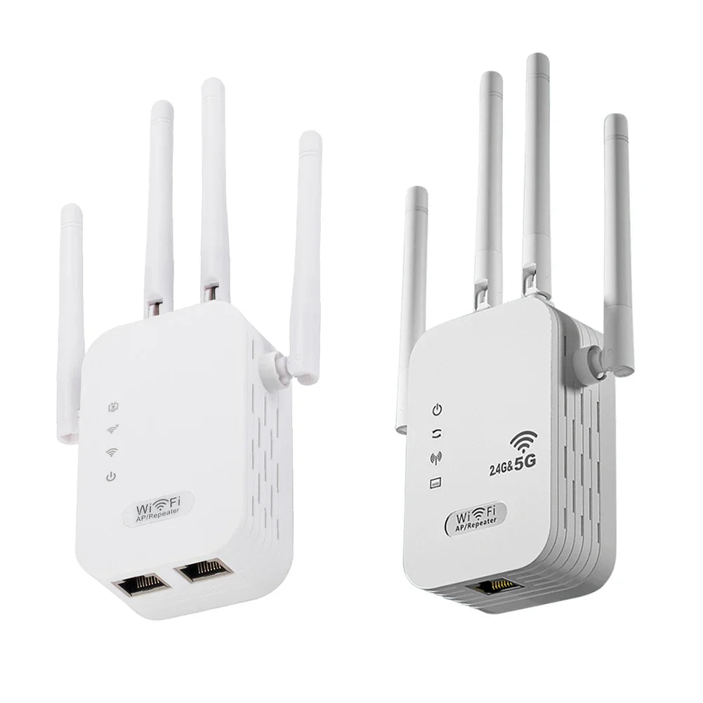 1200Mbps Wireless Wifi Repeater WAN LAN Port Dual-band 2 4GHz 5GHz