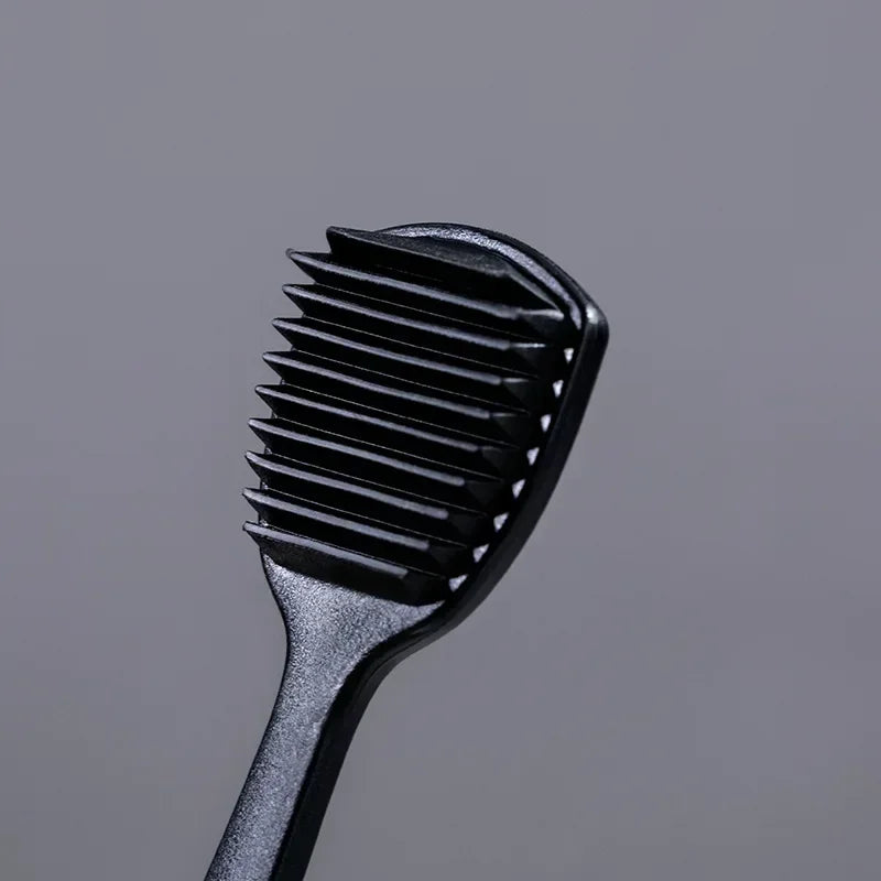 Eco Bamboo Charcoal Toothbrush Set 2PCS – Soft Bristles