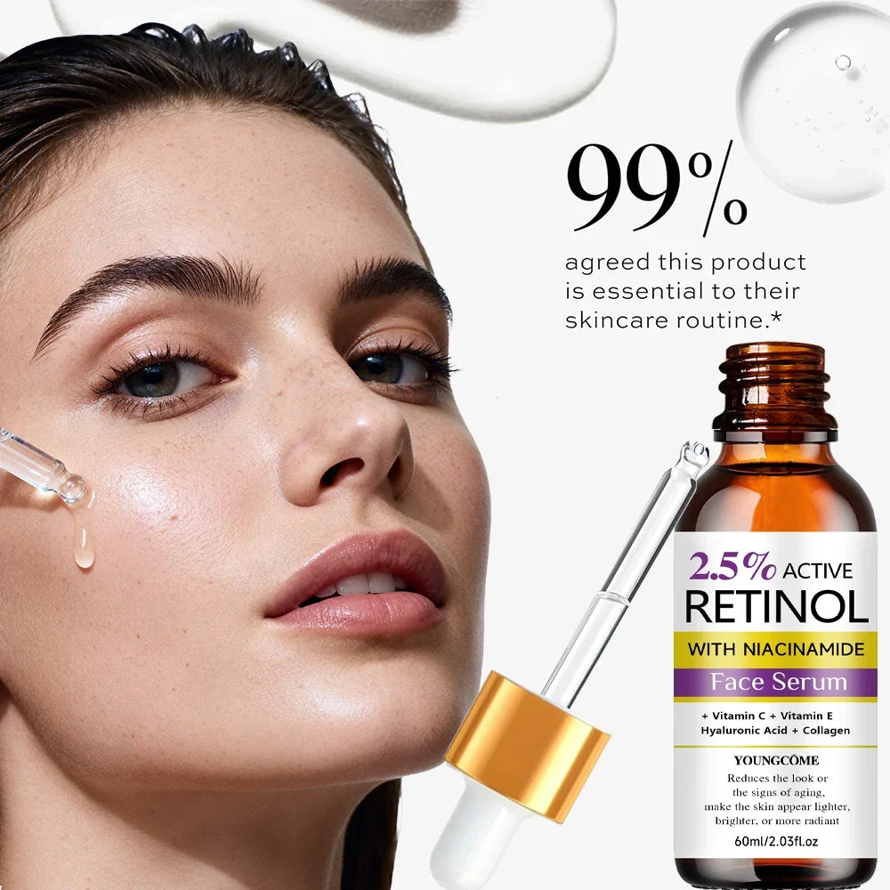 Retinal Face Serum – Niacinamide, Vitamin C/E & Hyaluronic Acid