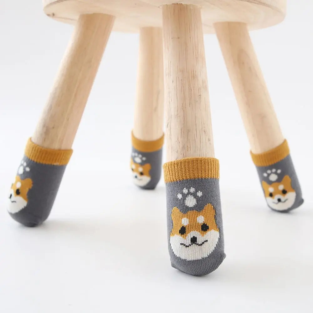 Elastic Table Legs Socks Furniture Protectors Covers Non-slip Knitted