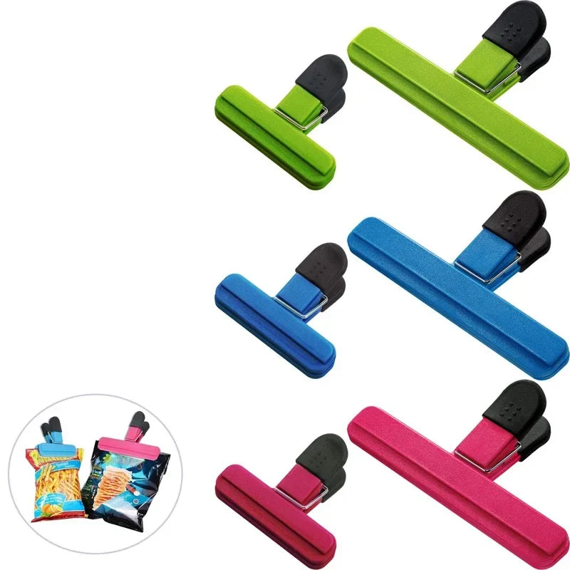 Large Plastic Bag Clips Set – Assorted Sizes for Food Storage