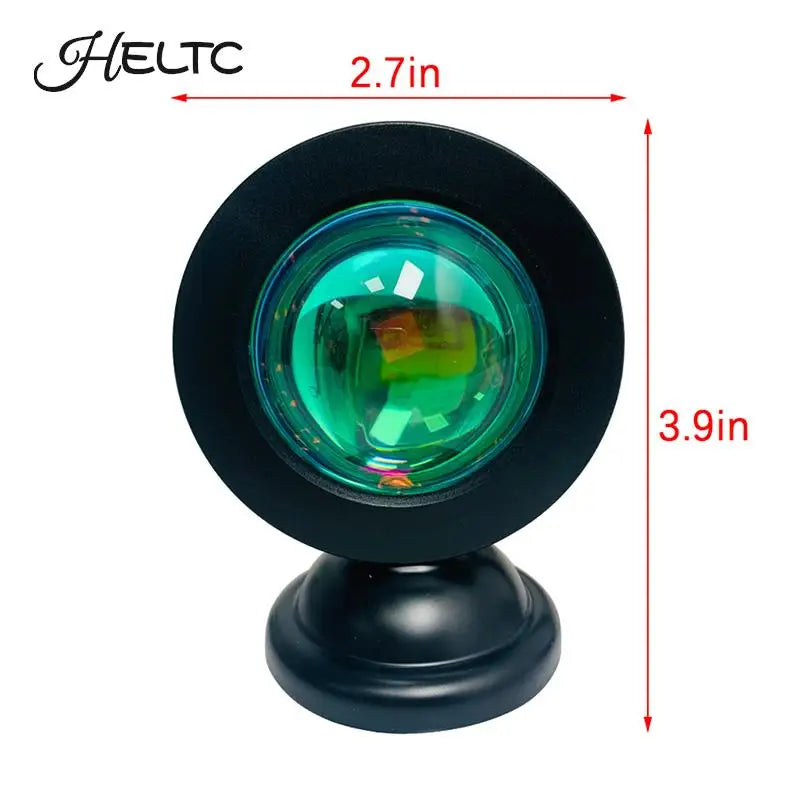 LED USB Sunset Lamp Projector | Portable Mood Night Light