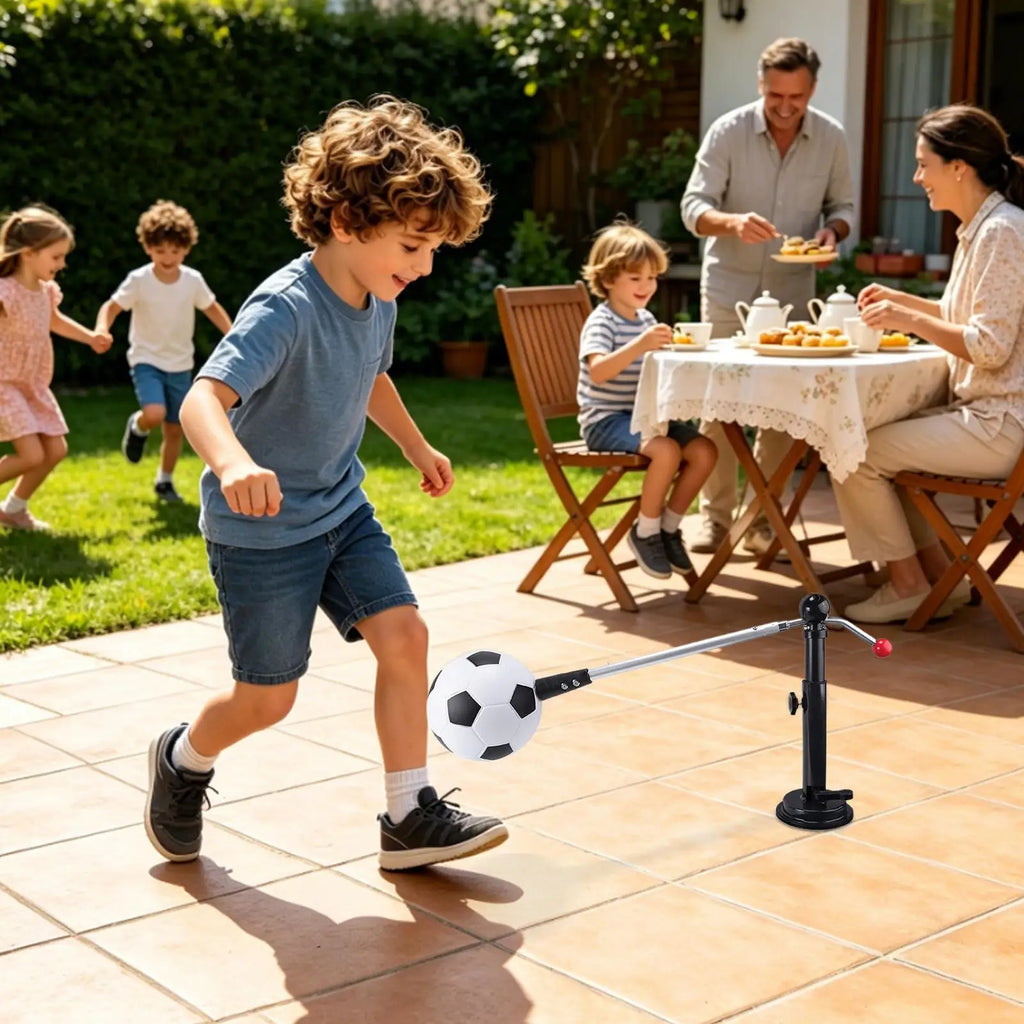 Portable Soccer Trainer – 360° Solo Kicking Practice Aid