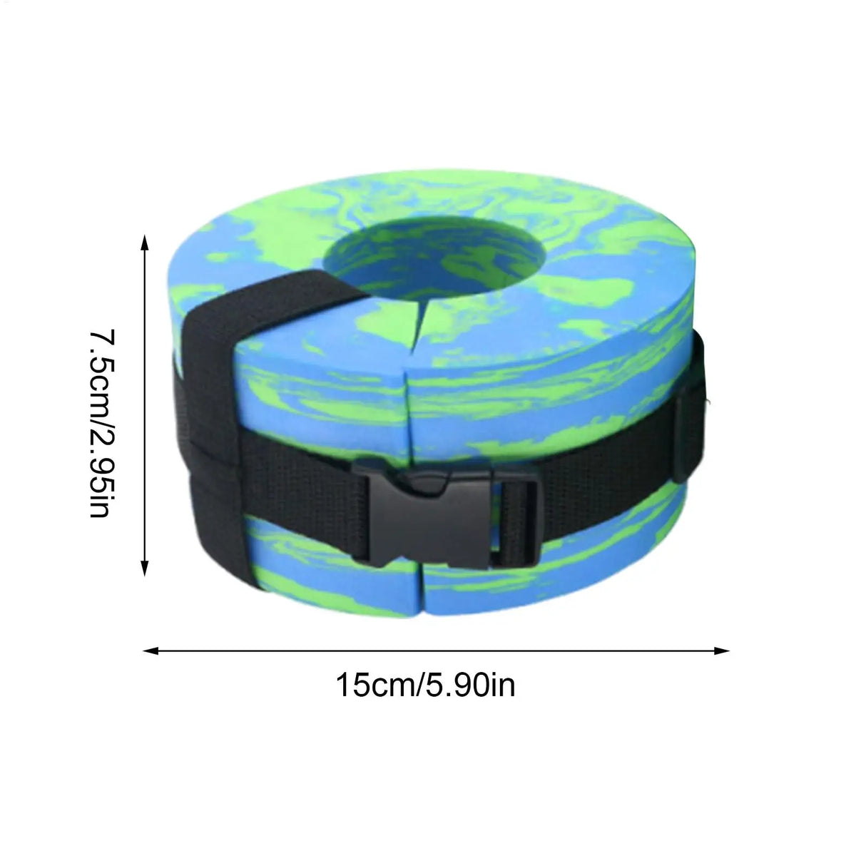 EVA Swim Cuffs – Adjustable Water Aerobics Float Ring for Adults
