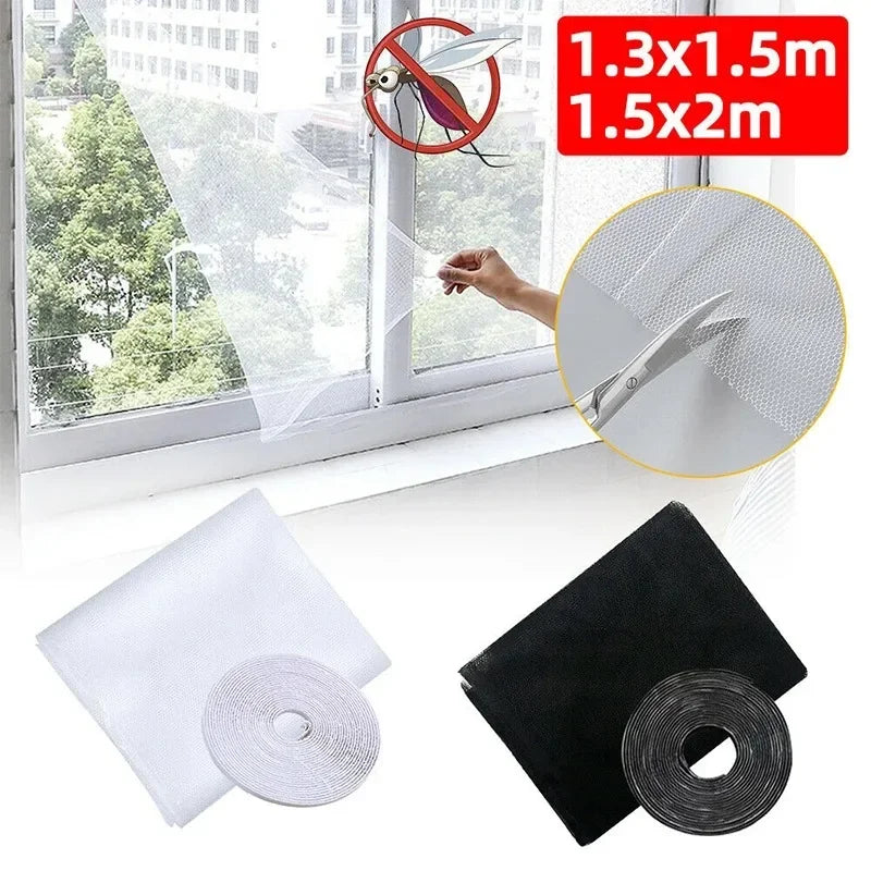 DIY Self-Adhesive Mosquito Window Screen Net | No-Tool Fit