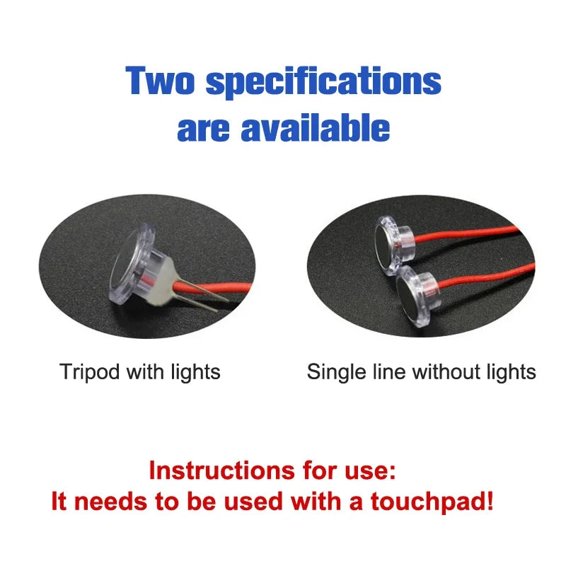 Touch Dimmer Switch Connector for Table & Floor Lamps – 10mm