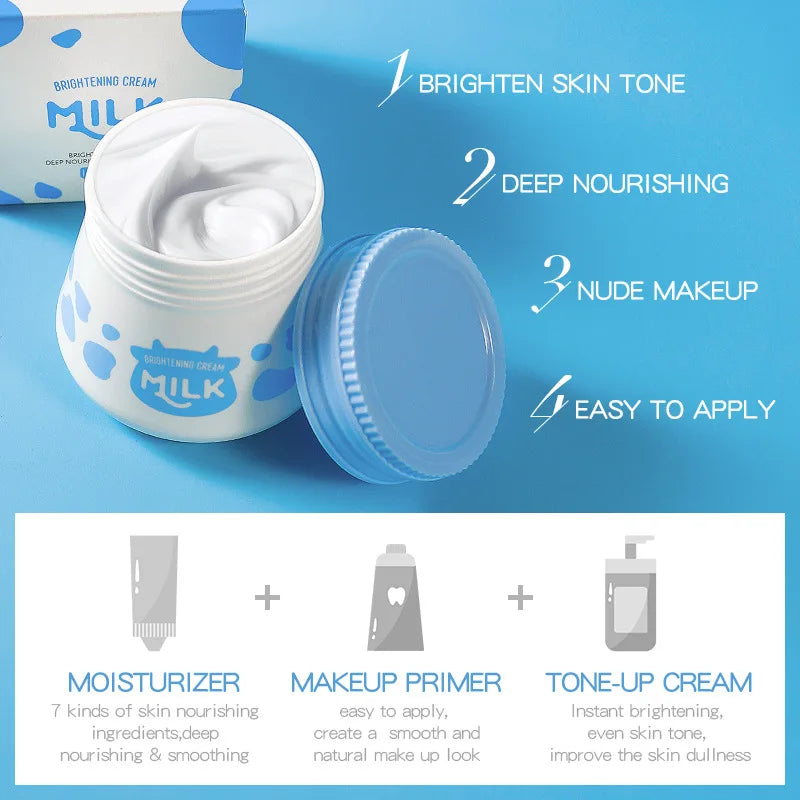 LAIKOU Milk Brightening Cream – Whitening & Hydrating Face Cream