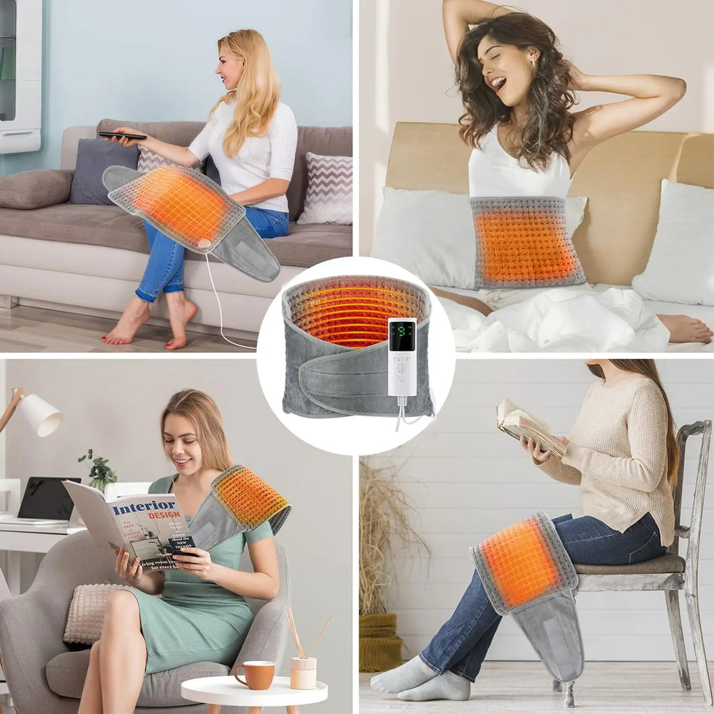 Heated Waist Belt | 9-Level Heat, 4 Timers, Lumbar Support