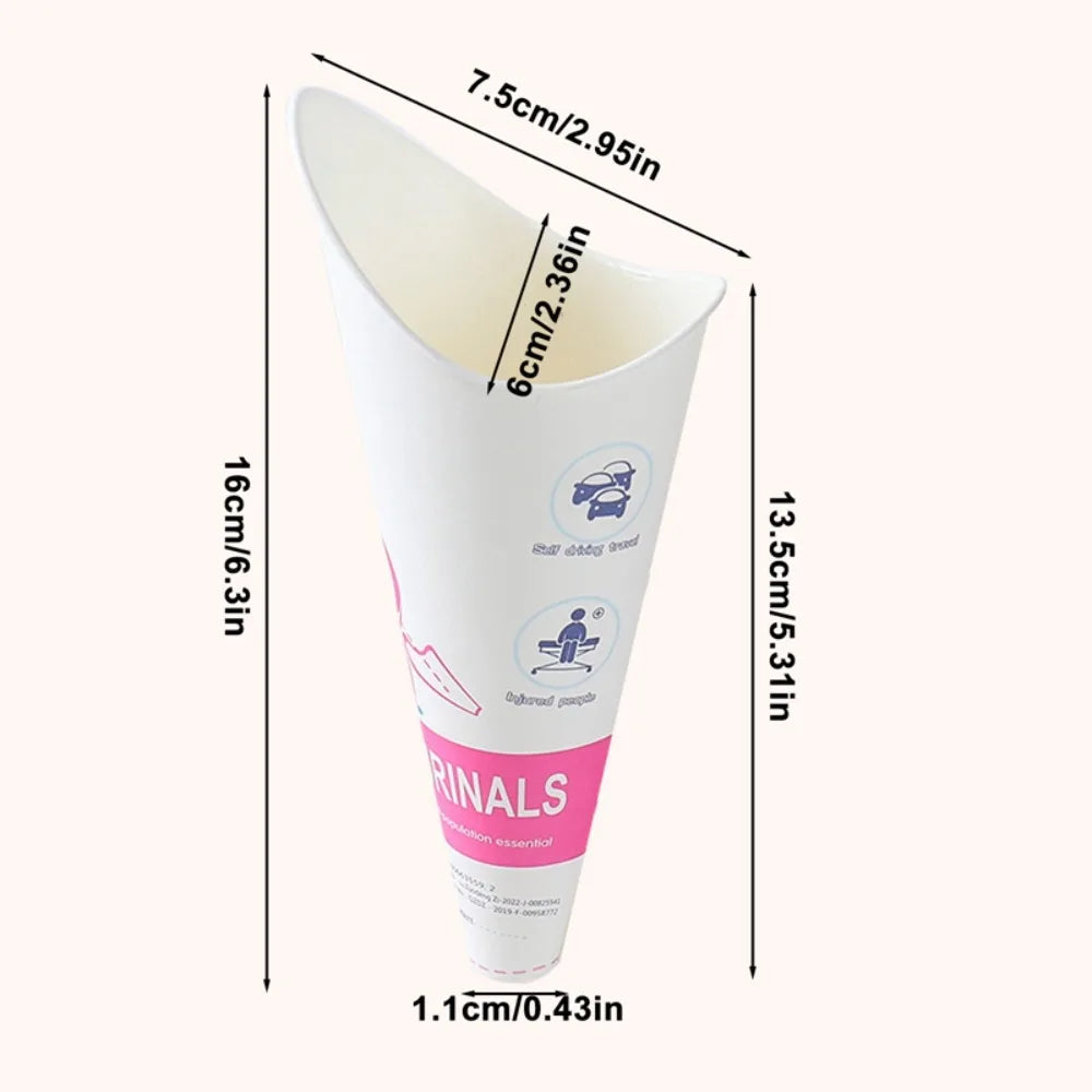 12 Emergency Disposable Female Urination Device Leak-proof Foldable
