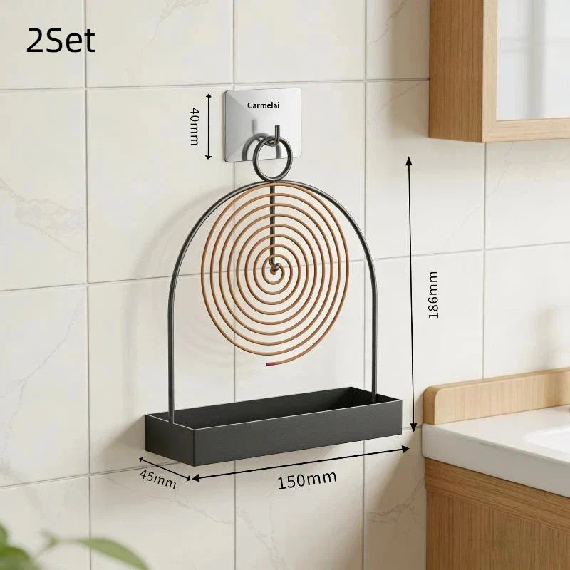 Metal Hanging Incense & Coil Holder – Home & Camping Use