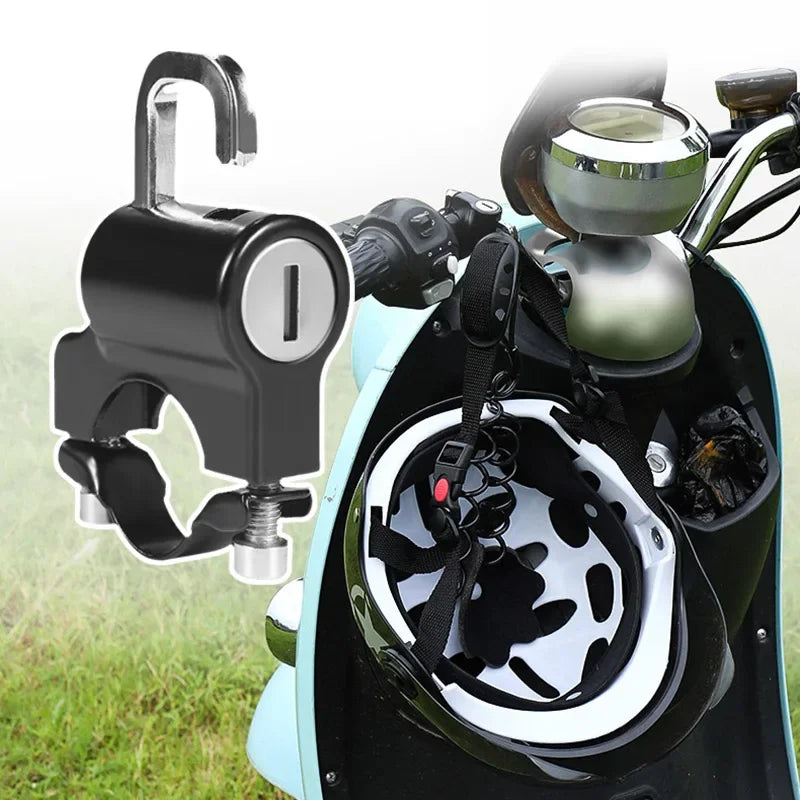 Universal Motorcycle Helmet Lock Bicycles Portable Security
