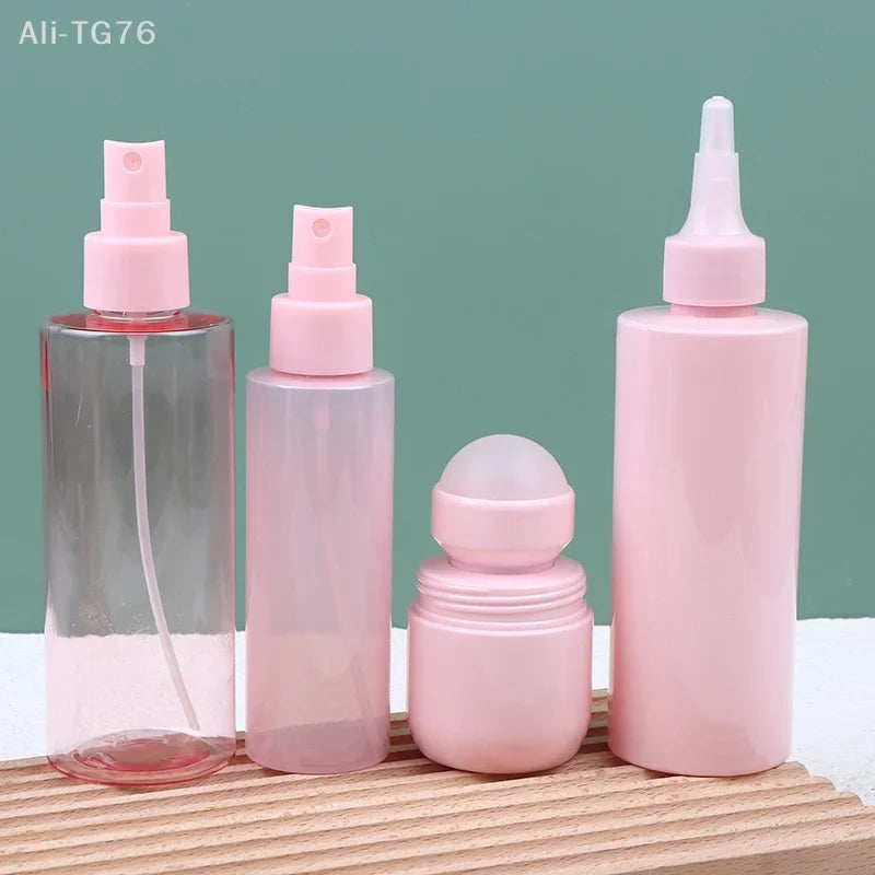Pink Refillable Roll-On Bottle for Oils, Perfume & Skincare