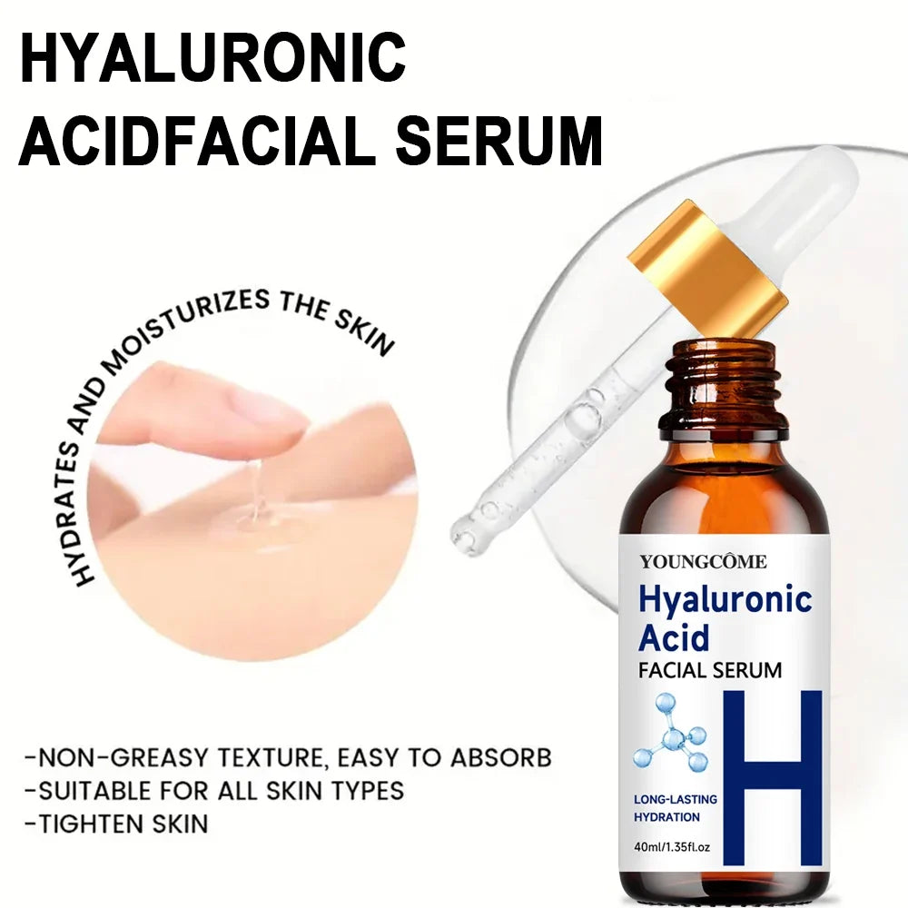 YOUNGCOME Hyaluronic Acid Face Serum – 3-Piece Hydrating Set