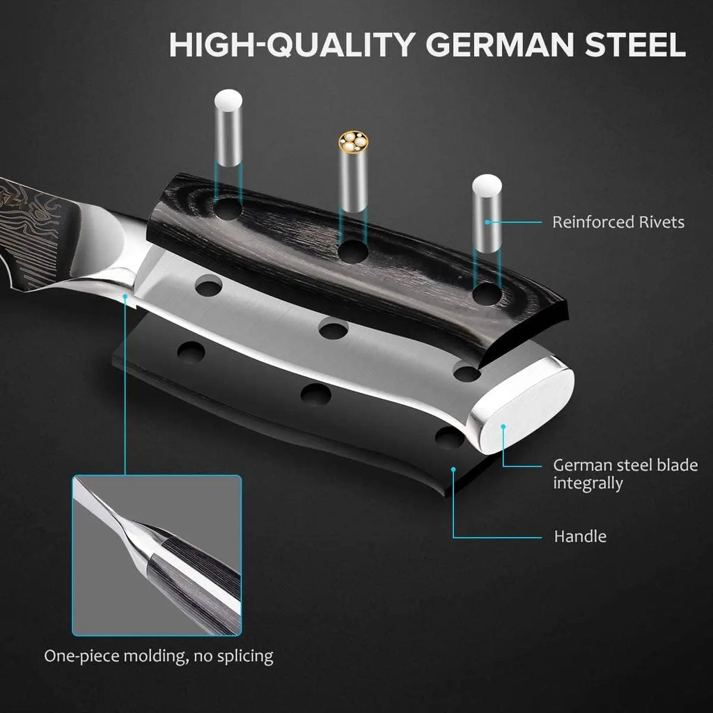 XITUO 3.5" Paring Knife – Sharp 5Cr15Mov Steel Fruit Knife