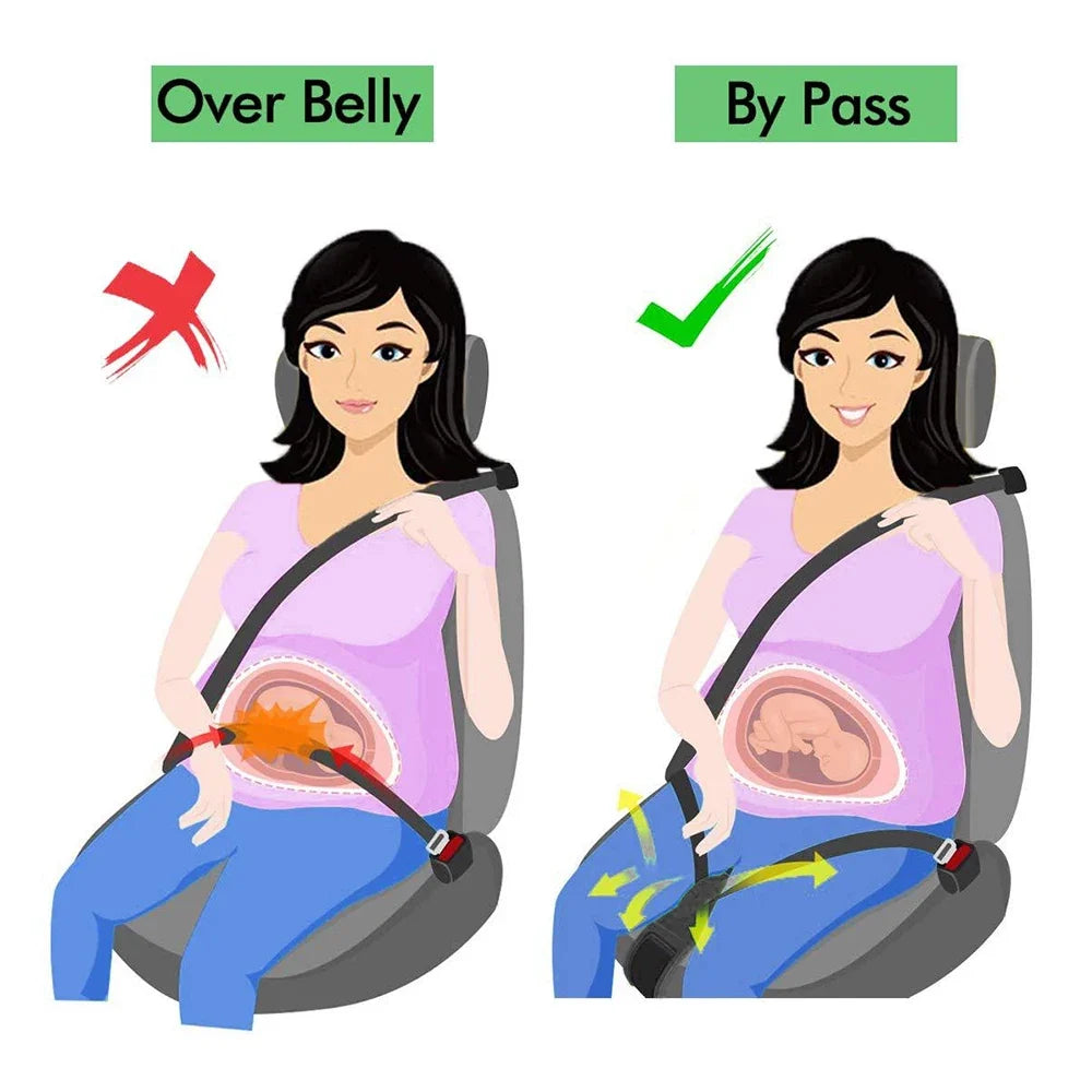Maternity Car Seat Belt Adjuster – Pregnancy Belly Protector