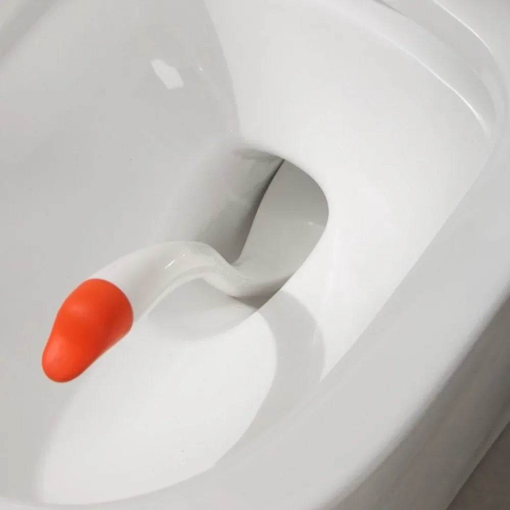 Swan Toilet Brush Set – Cute Long-Handle Bathroom Cleaner
