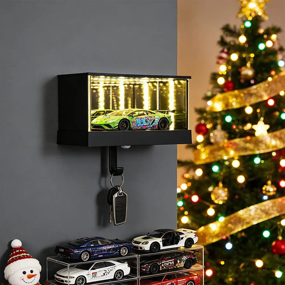 Infinity Garage LED Keychain – Infinite Mirror Illusion Key Holder