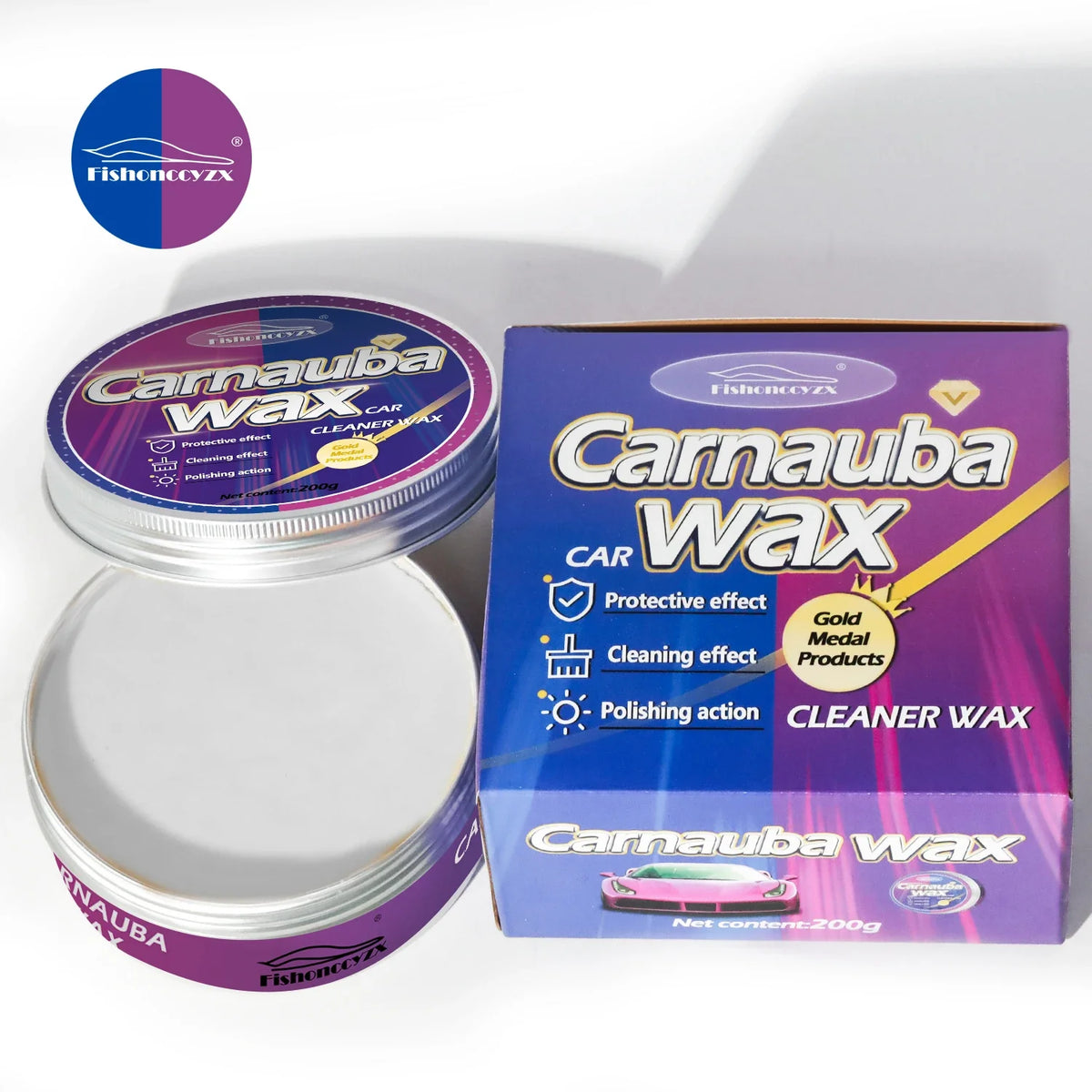 Car Wax Auto Paint Care Carnauba Paste Brazilian Polishing Gloss