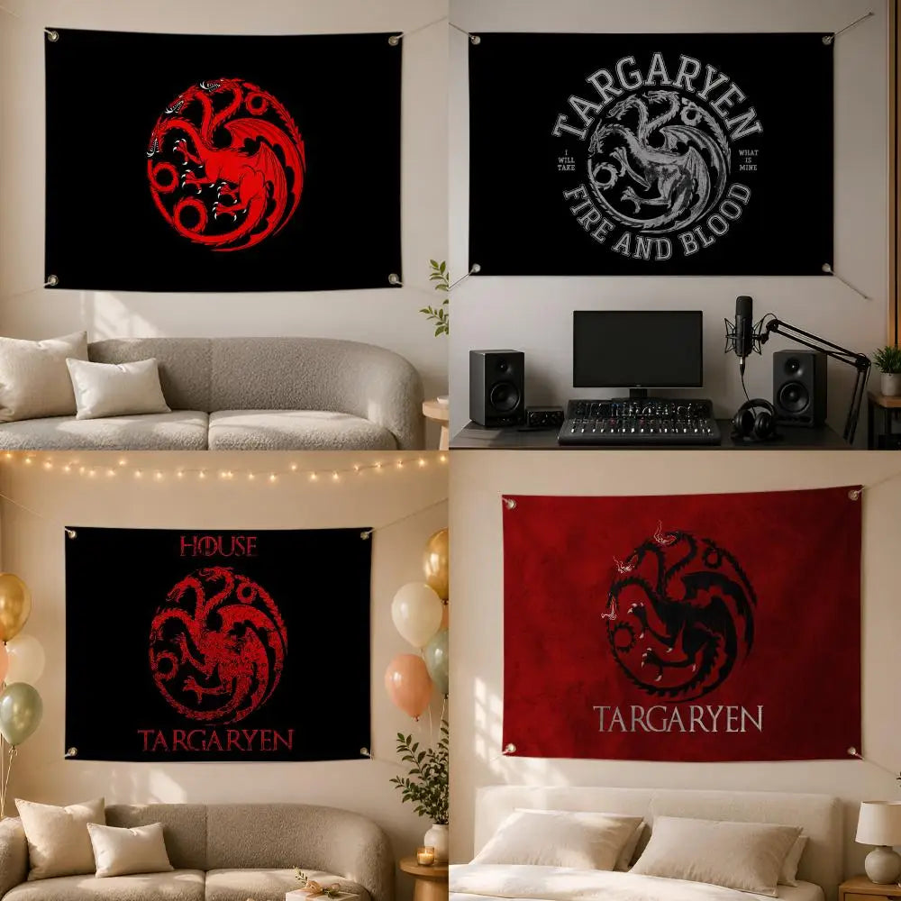 House of the Dragon Wall Flag Banner – Indoor & Outdoor Decor