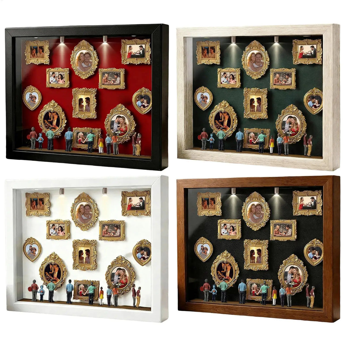 Silhouette Box Photo Display Case Light 11 Miniature Frame 8