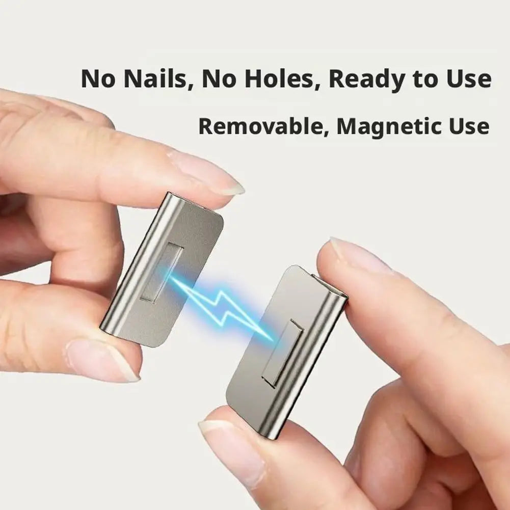 Magnetic Curtain Clips – Drill-Free Fasteners | 6 or 10 Pairs