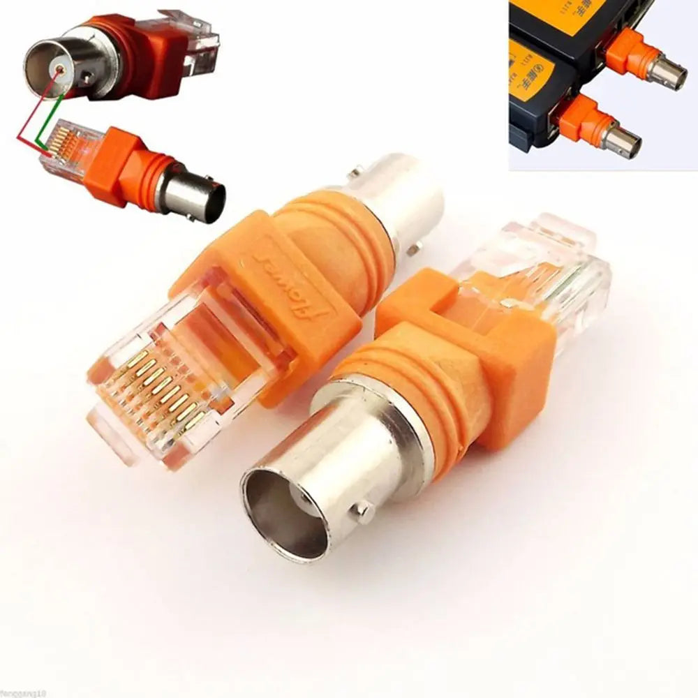 BNC Female to RJ45 Male Adapter – Coaxial Cable Connector