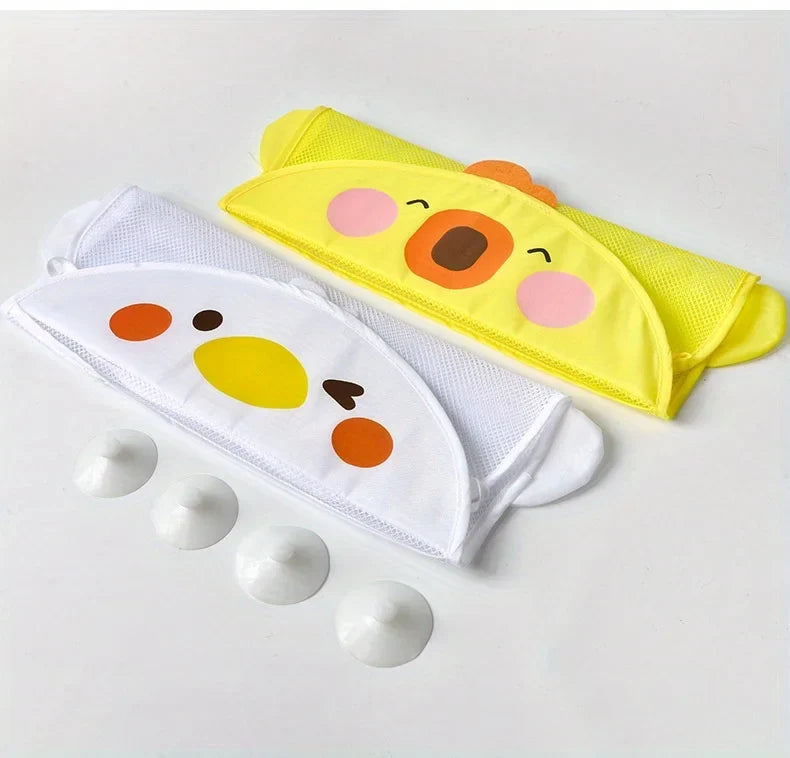 Mesh Baby Bath Toy Storage Bags Sucker Design Organizers Bathtub Toys