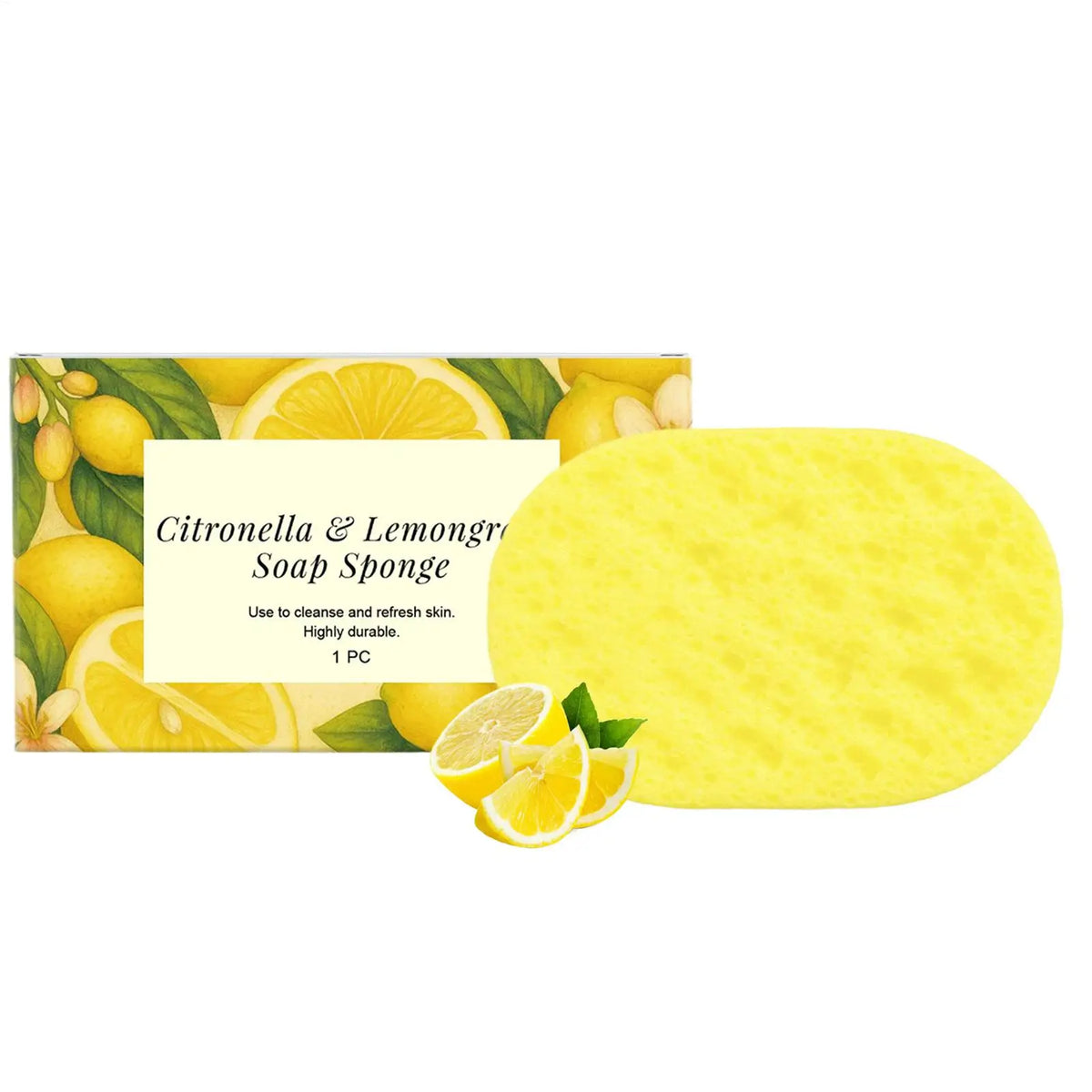 Exfoliating Bath Sponge | Double-Sided Body Scrubber