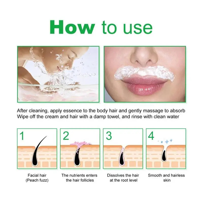 Aloe Depilatory Cream – Gentle Hair Removal for Sensitive Skin