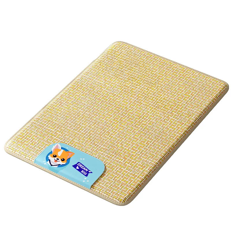 Summer Pet Cool MATS Rattan Woven Dog Breathable Small Large Beds