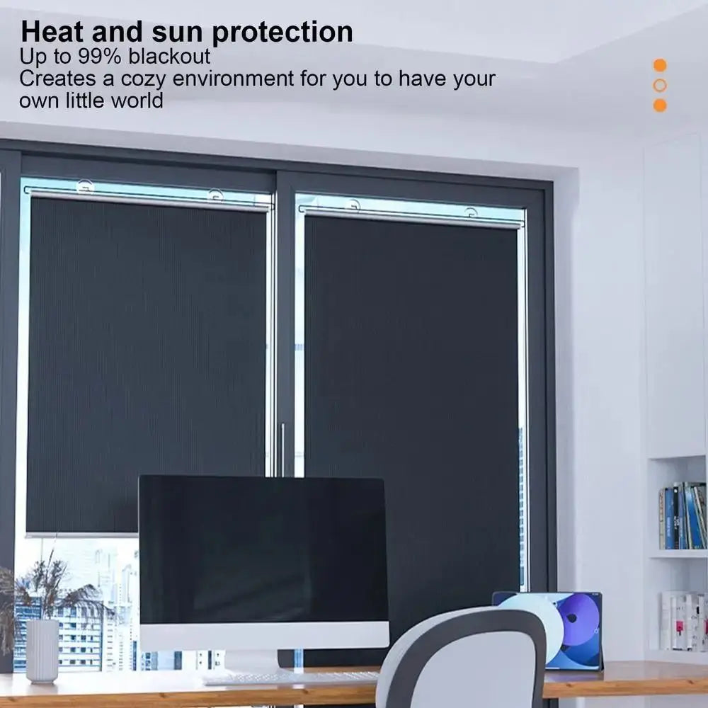 Retractable Car Window Sunshade – UV Blocking Roller Blind