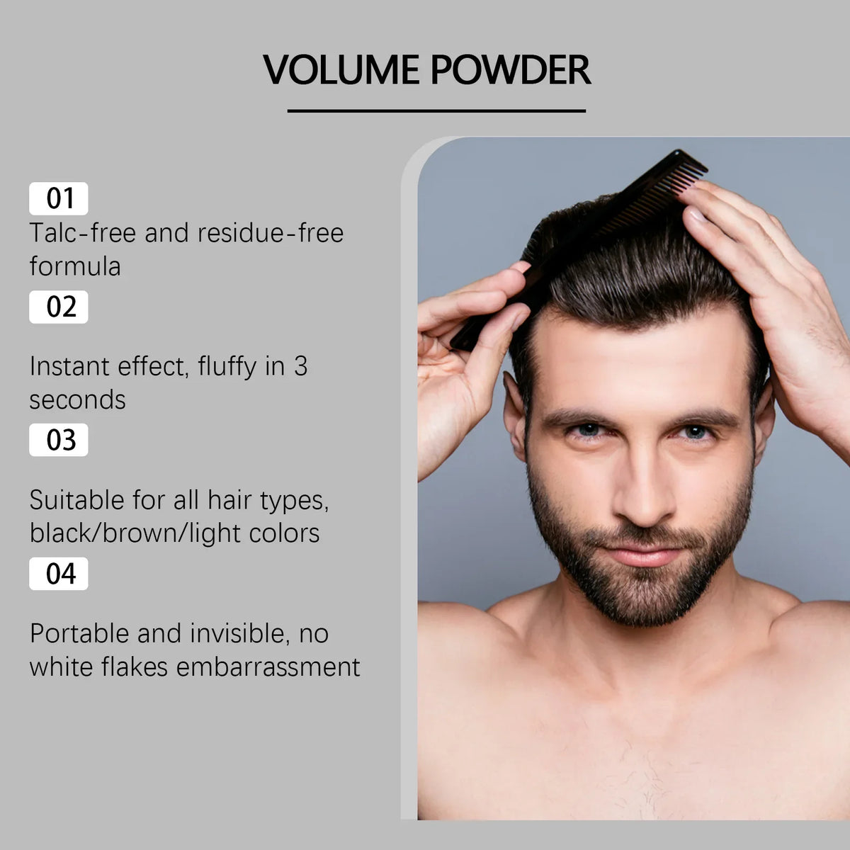 Jaysuing Hair Styling Powder – Volume, Oil Control & Texture
