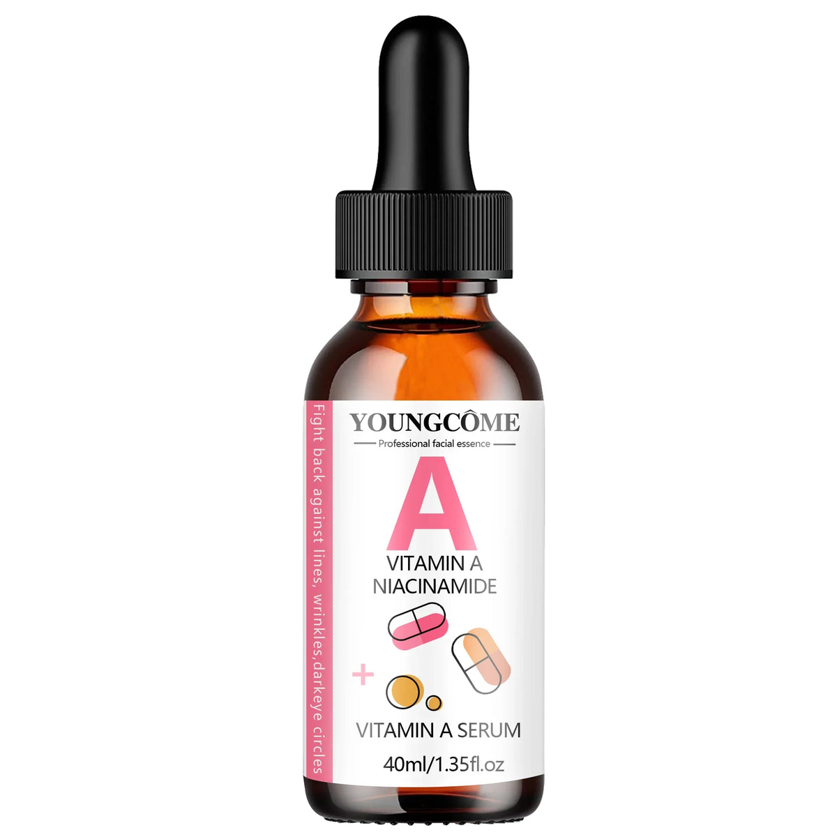 Vitamin Serum Retinol Hyaluronic Acid Brighten Skin Hydrate Under Eye
