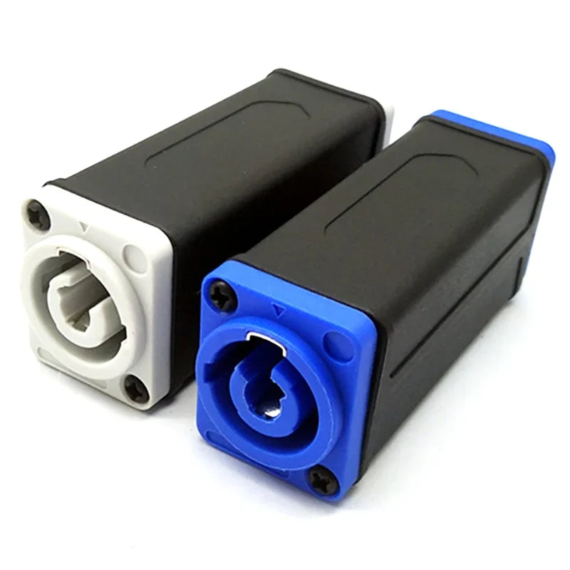 LED Powercon AC Coupler Adapter Extender Connector Speakon Panel