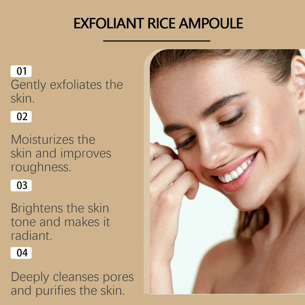 OceAura Rice Brightening Exfoliating Serum – Hyaluronic Acid 100ml